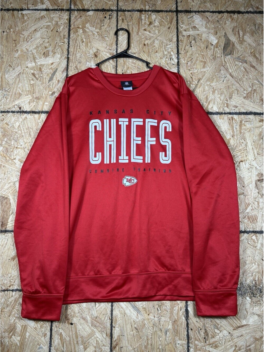 New Era Kansas City Chiefs NFL Combine Authentic Jersey Sweatshirt Football